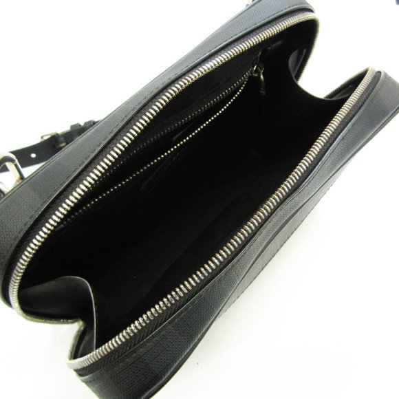 Burberry 8022515 Women,Men Leather,PVC Shoulder Bag Black,Dark Gray - Picture 3 of 11